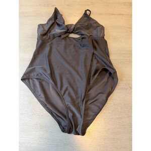 black UNBRANDED one piece swimsuit size plus 2XL